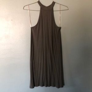 Forest green Soft & Sexy halter dress